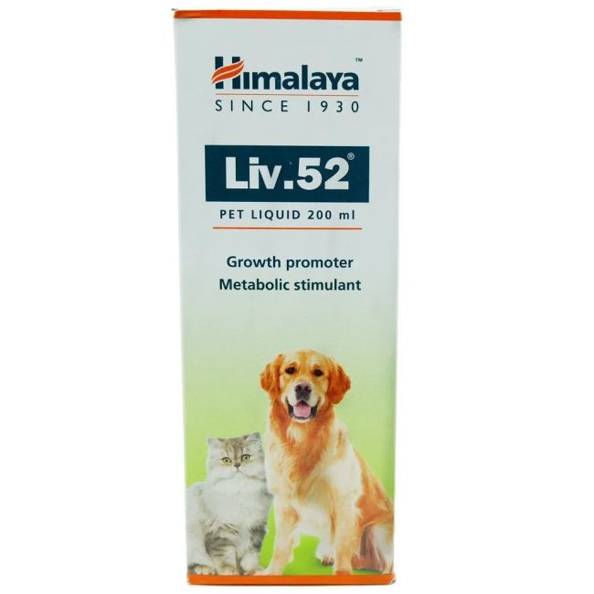 Himalaya Liv.52 Syrup Liver Support  | Veterinary Herbal Supplement for Liver Health, Appetite & Metabolism