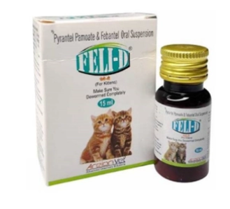 Areion Vet Feli D Kitten Deworming Suspension 15ml