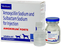 Virbac Amoxirum Forte Injection 300 mg for Dogs & Cats - 5ml | Amoxycillin + Sulbactam Broad-Spectrum Veterinary Antibiotic