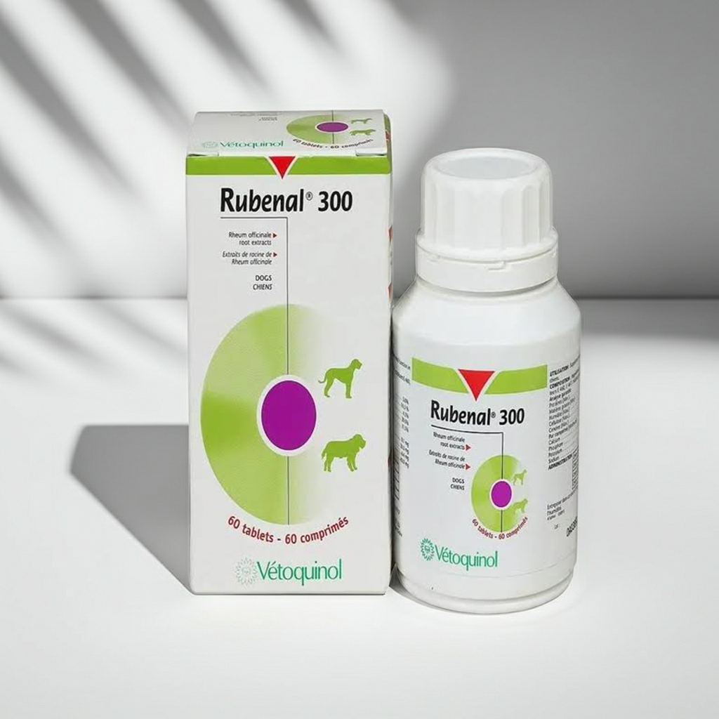 Vetoquinol Rubenal 300 Tablets 60â€™s â€“ Kidney Support Supplement for Dogs and Cats