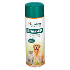Himalaya Erina-EP Powder for Dogs & Cats â€“ 150g | Anti-Tick, Flea & Mite Control | Natural Pet Skin Care & Deodorizer