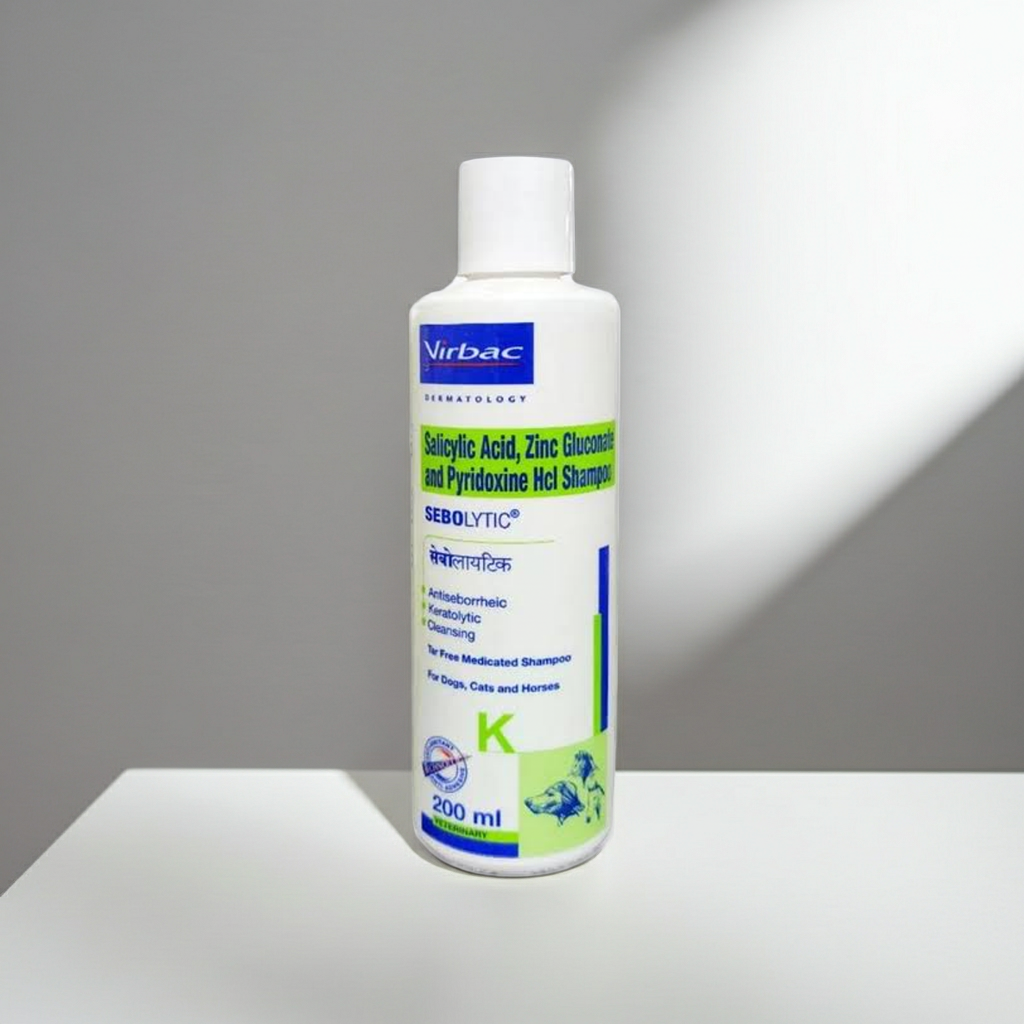 Virbac Sebolytic 200ml Medicated Pet Shampoo