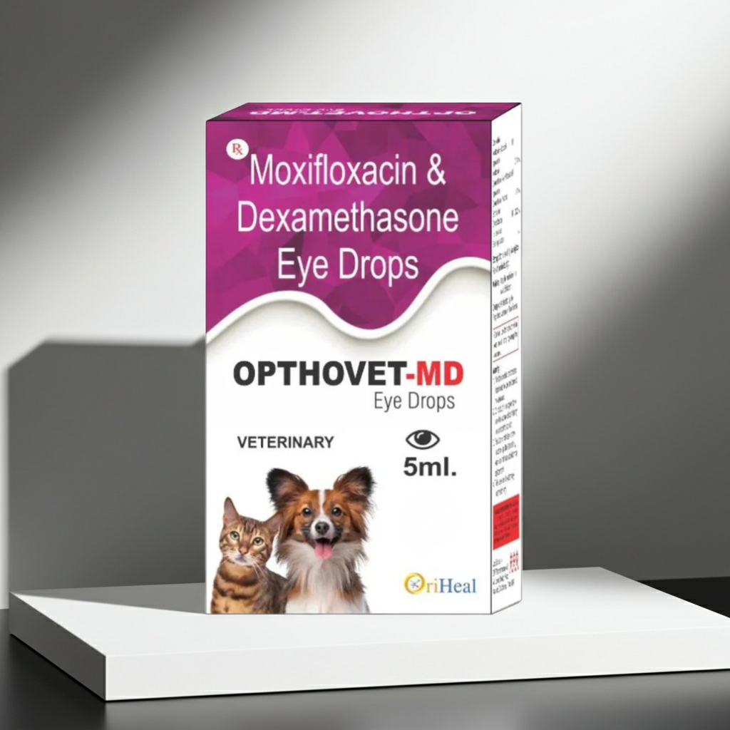 Oriheal Opthovet GP Eye Drops for Dogs & Cats | Daily Eye Care & Hygiene Solution