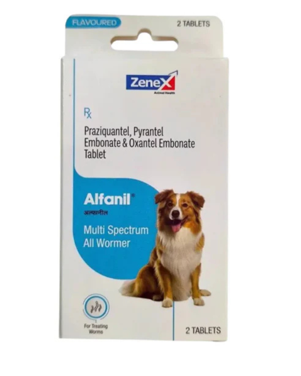 Zenex Alfanil Dewormer Tablet for Dogs â€“ Broad Spectrum Dog Dewormer