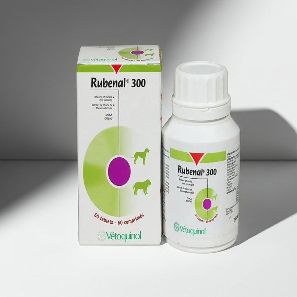 Vetoquinol Rubenal 300 Tablets 60â€™s â€“ Kidney Support Supplement for Dogs and Cats