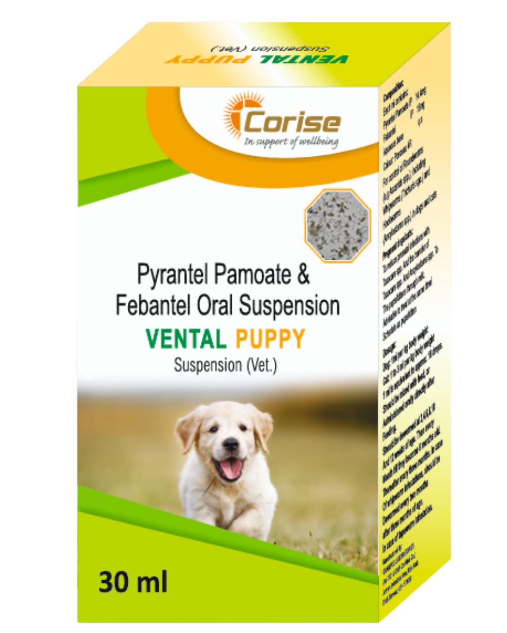 Corise Vental Puppy Dewormer Oral Suspension (15ml) â€“ Effective Worm Treatment for Puppies