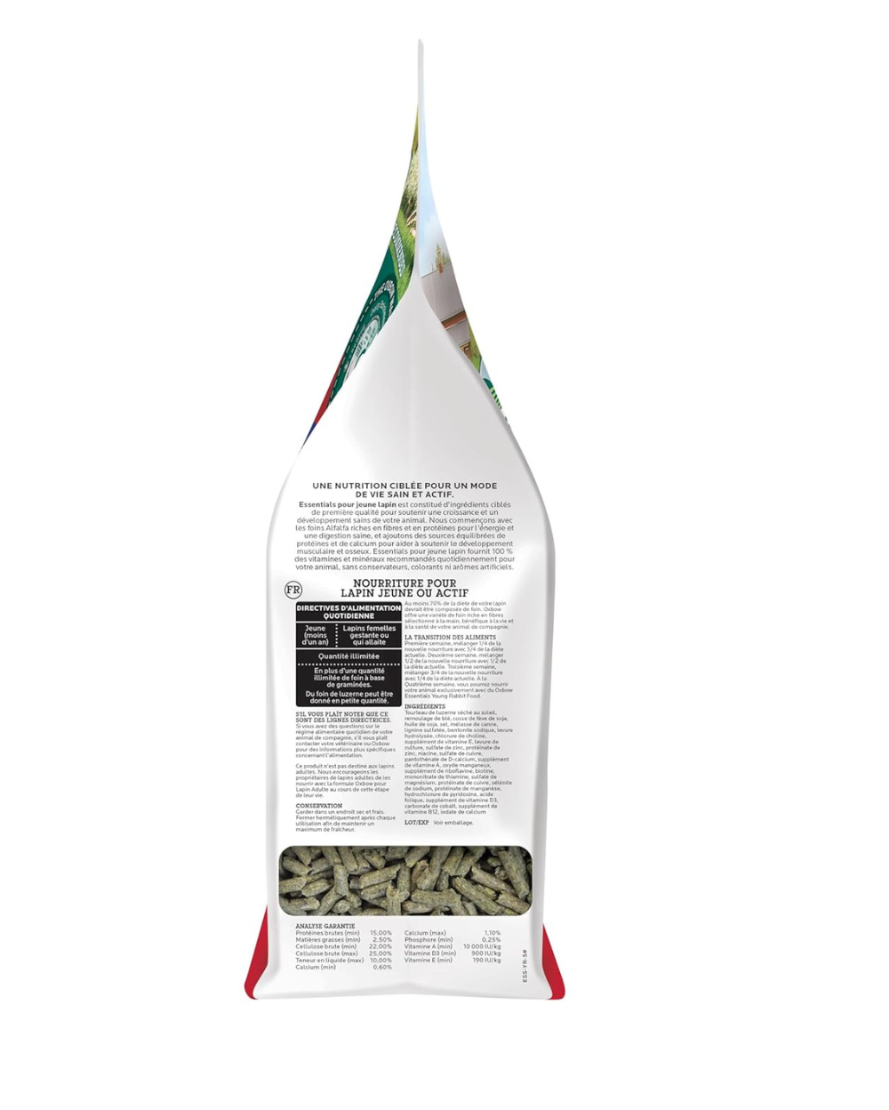 Oxbow Animal Health Bunny Basics Young Rabbit Fortified Small Animal Feeds 2.25KG
