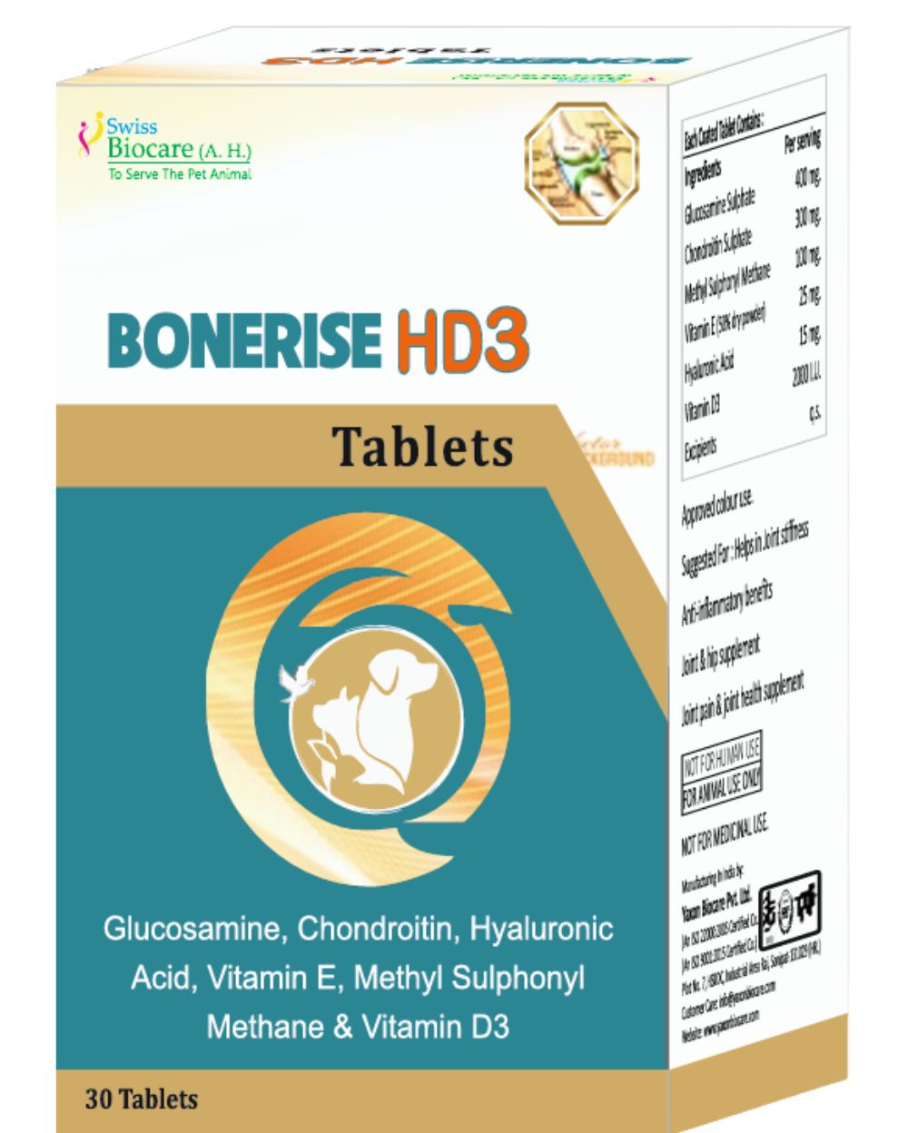 Corise Bonerise HD3 30 Tablets for Dogs & Cats