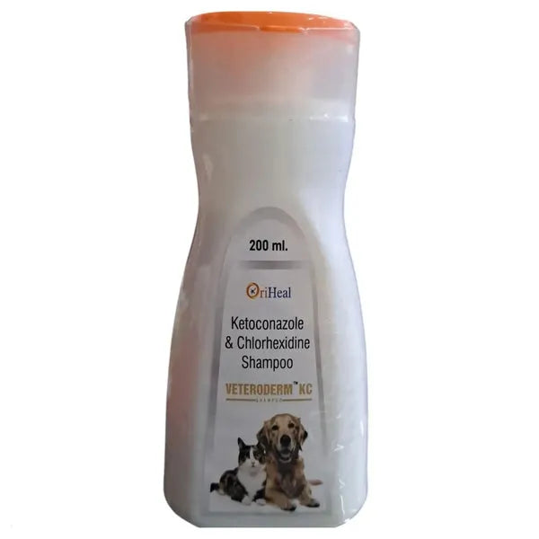 Oriheal Veteroderm-KC Shampoo 200ml for Dogs & Cats | Gentle Skin & Coat Care Formula