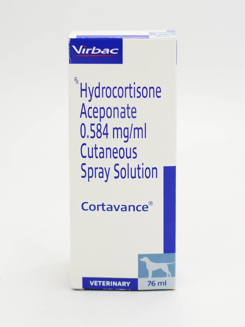 Virbac Cortavance Hydrocortisone Spray for Dogs & Cats  ( 76ml ) â€“ Fast-Acting Topical Spray for Itching, Skin Irritation & Inflammation Relief