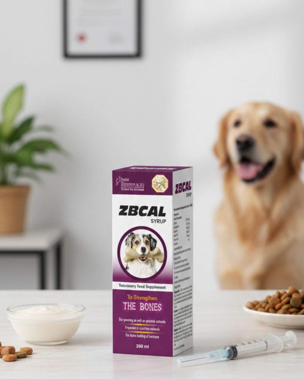 Corise ZBCAL Syrup 200ml â€“ Veterinary Calcium Supplement for Dogs & Cats