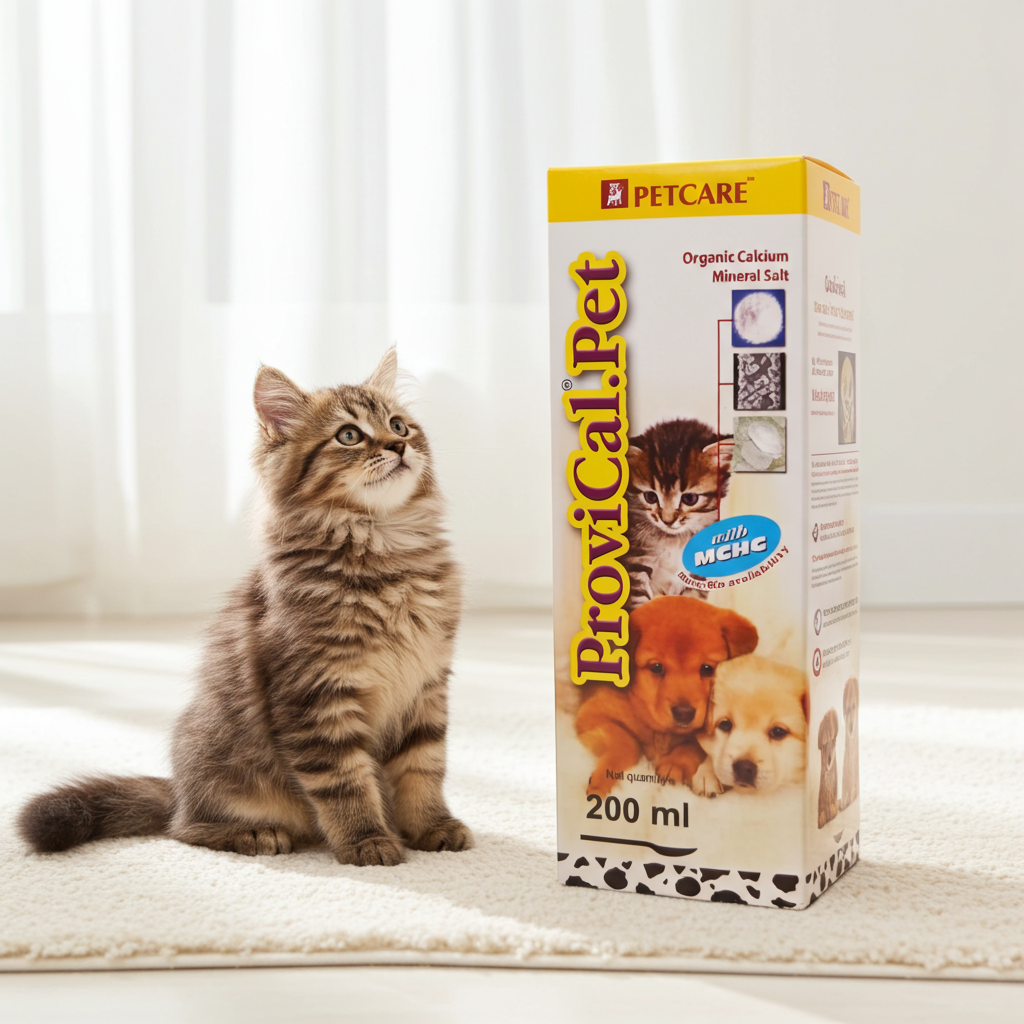 Petcare Provical Pet Calcium Tonic for Dogs & Cats â€“ Daily Calcium & Mineral Support Formula