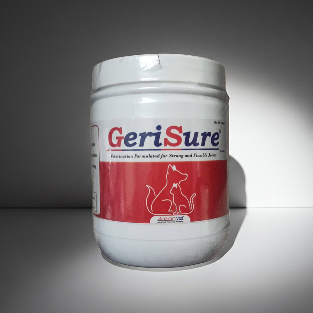AreionVet Gerisure Powder 250gm â€“ Premium Geriatric Supplement for Senior Dogs & Cats