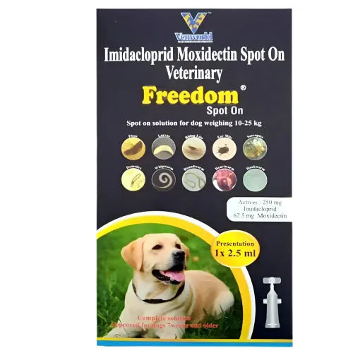 Venkys Freedom Tick & Flea Spot-On for Dogs â€“ Effective Flea, Tick & Parasite Protection