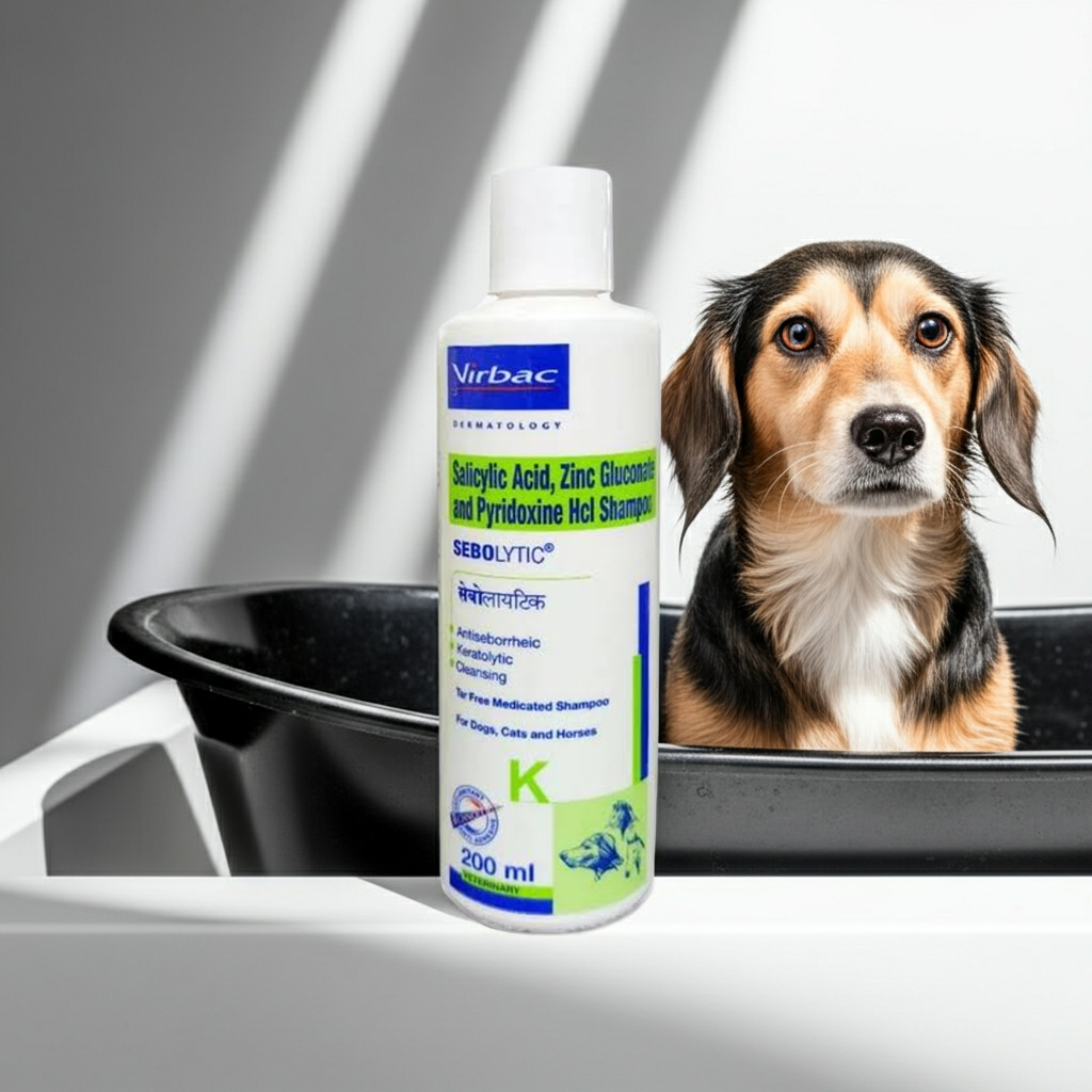 Virbac Sebolytic 200ml Medicated Pet Shampoo