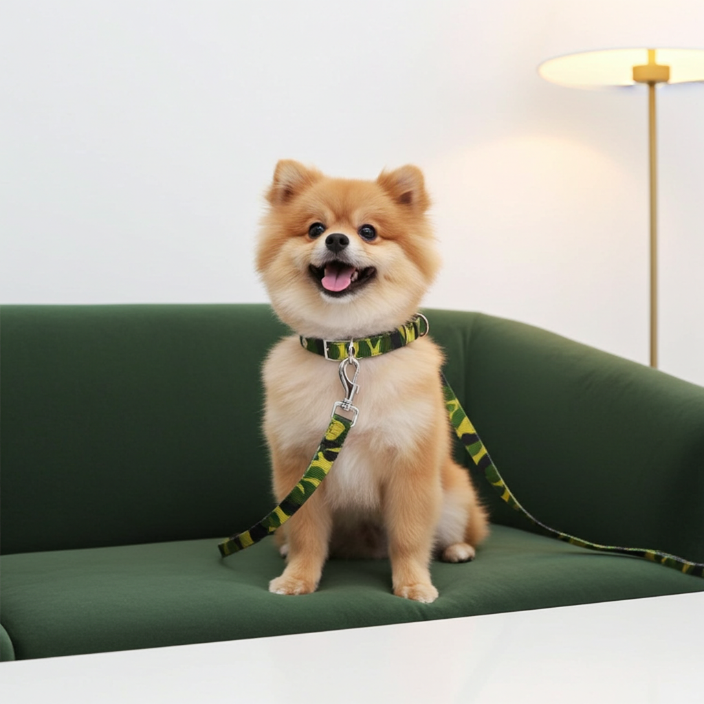 Paws & Tailsâ„¢ 20MM-Leash & Collar-Poly Print Padded