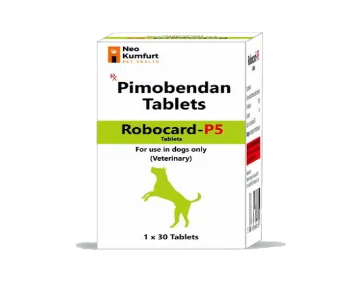 Neo Kumfurt Robocard P5 â€“ Pimobendan Cardiac Support for Dogs with CHF, MVD & DCM