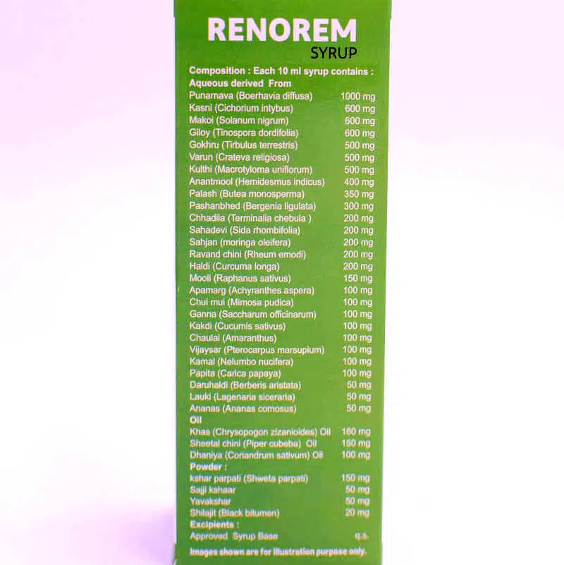 Assurem Renorem Syrup 200ml for Dogs & Cats â€“ Herbal Kidney & Urinary Support Supplement | Renal Care, Immunity Booster & Detox Tonic