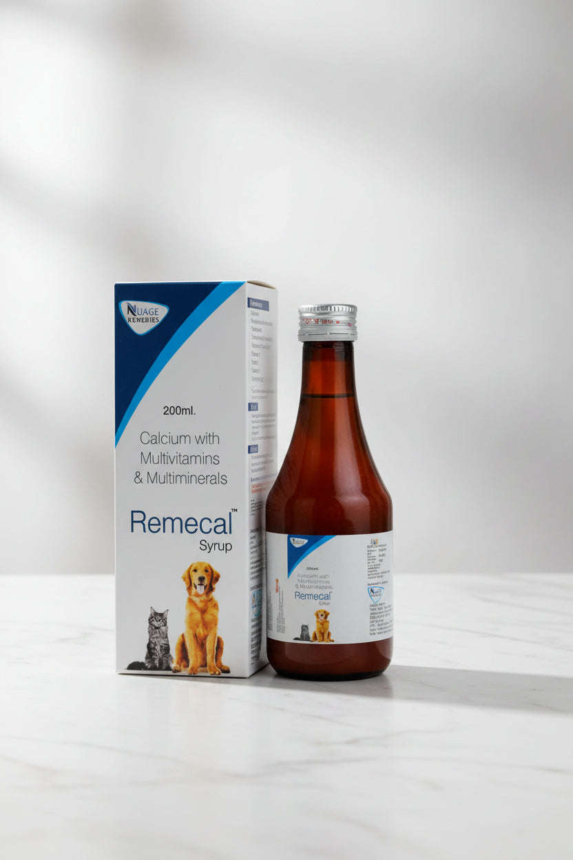 Assurem Remecal Calcium Syrup 200ml for Dogs & Cats