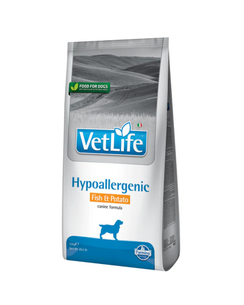 Farmina Vet Life UltraHypo Canine Formula Adult Dog Dry Food | Hypoallergenic, Hydrolysed Protein, Sensitive Skin & Stomach | Veterinary Diet for Food Allergies
