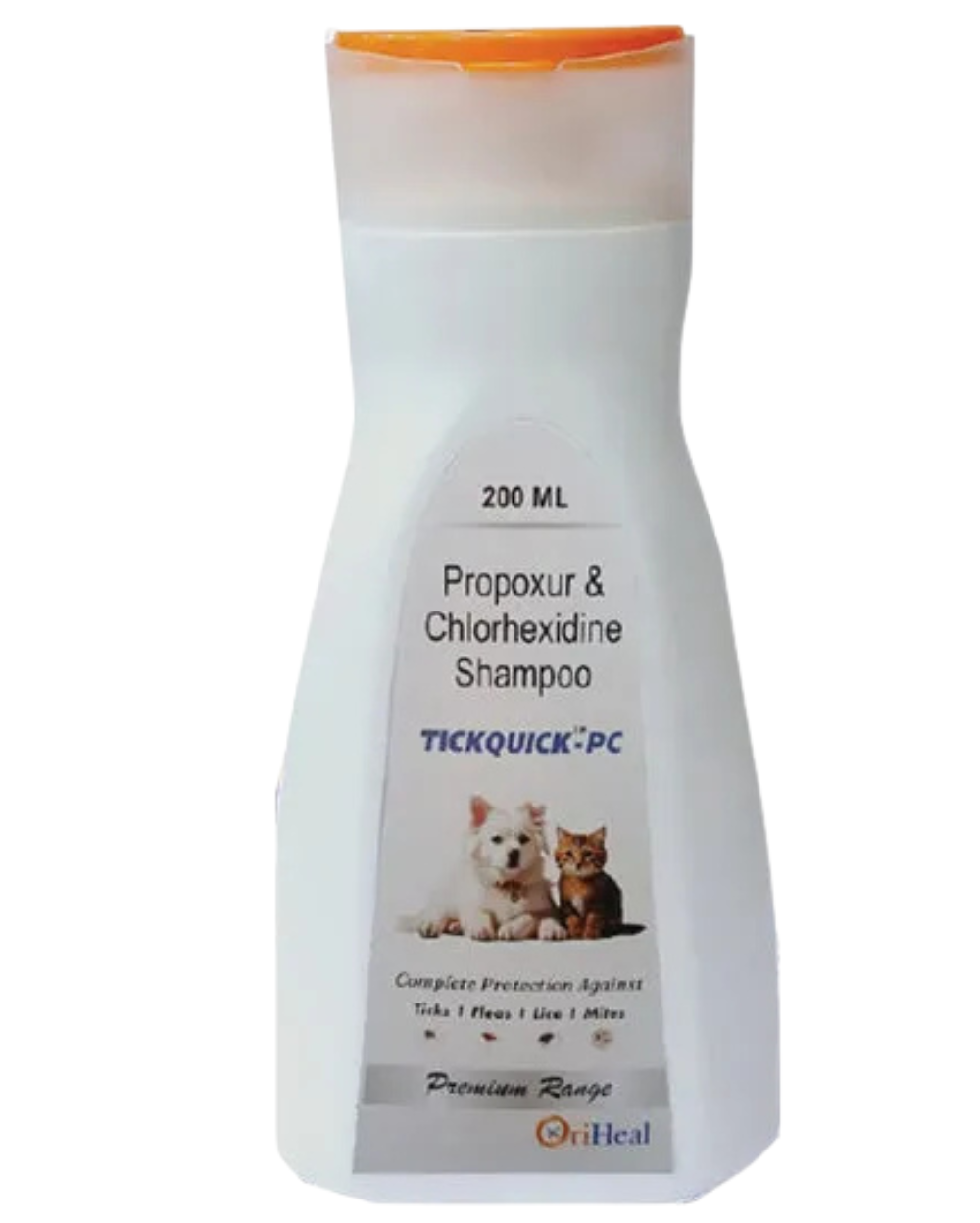Oriheal Tick Quick PC (Propoxur & Chlorhexidine) Shampoo 200ml â€“ Medicated Anti-Tick & Antibacterial Pet Shampoo