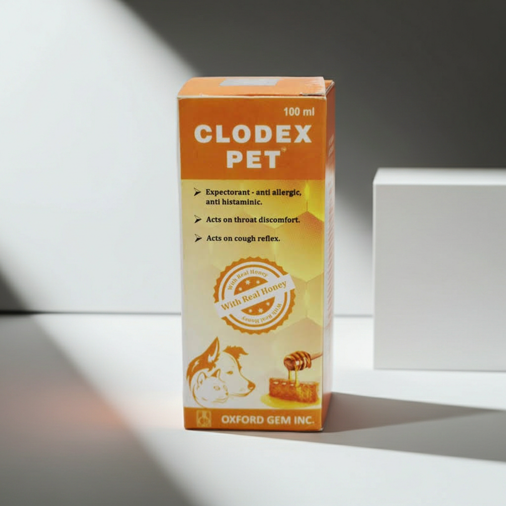 Oxford Gem Clodex Pet Syrup â€“ 100ml - for Dogs & Cats