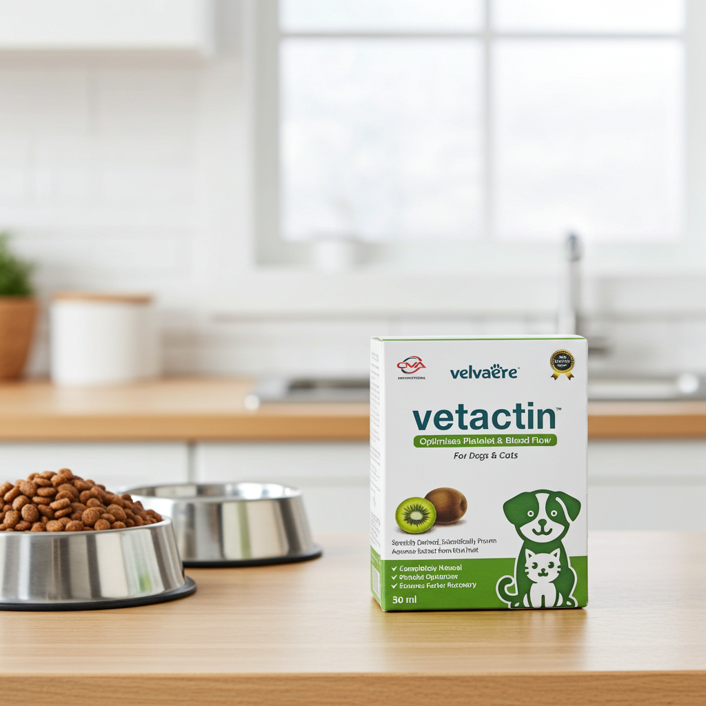 Velvaere Vetactin Syrup (30ml) Optimizes Platelet & Blood Flow for Dogs & Cats