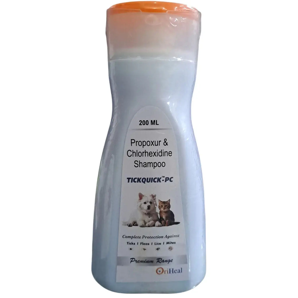 Oriheal Tick Quick PC Anti-Parasitic Shampoo â€“ Effective Tick & Flea Relief for Dogs & Cats
