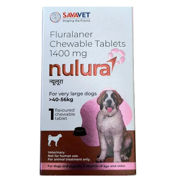 Savavet Nulura Tablets for Dogs Fast-Acting Tick & Flea Treatment