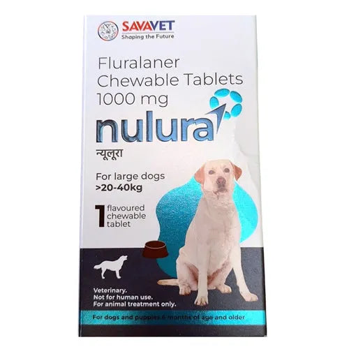 Savavet Nulura Tablets for Dogs Fast-Acting Tick & Flea Treatment