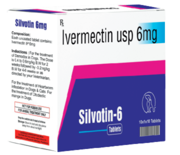 Sihil Silvotin Tablets  10's â€“ Ivermectin Anti-Parasitic for Dogs & Pets | Effective Against Ticks, Fleas, Mange & Worms