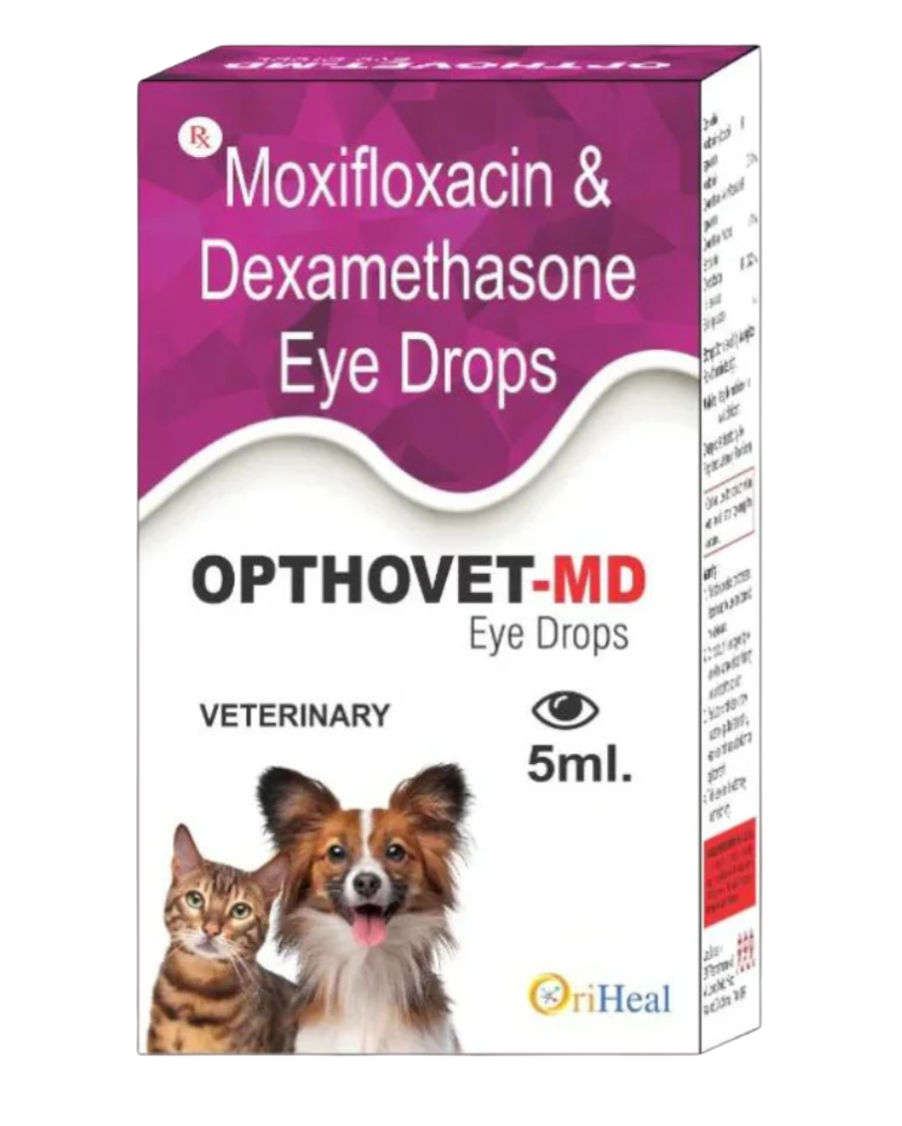 Oriheal Opthovet MD Eye Drops for Dogs & Cats | Pet Eye Care & Hygiene Solution