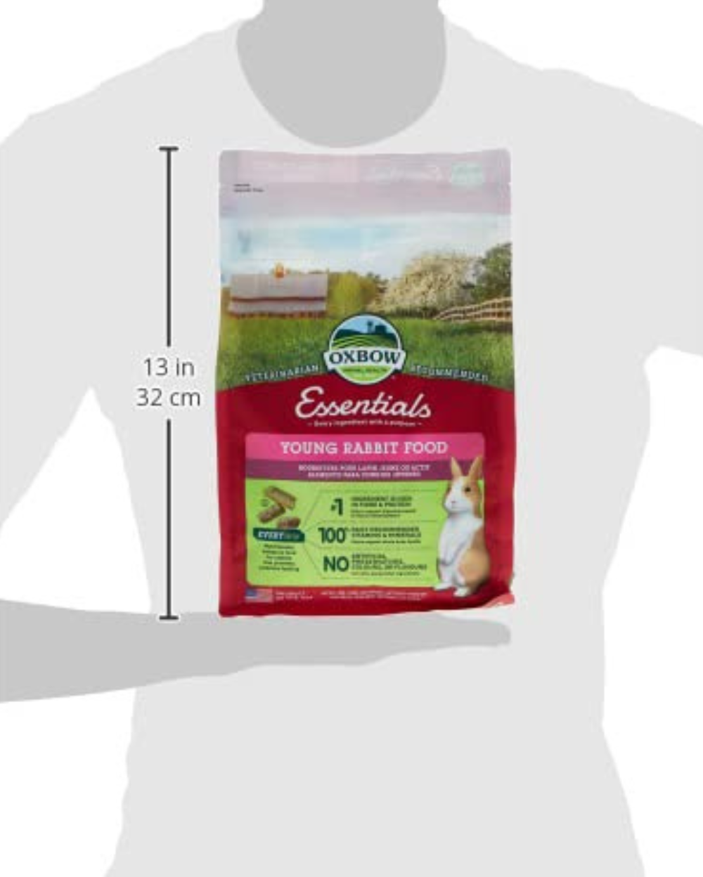 Oxbow Animal Health Bunny Basics Young Rabbit Fortified Small Animal Feeds 2.25KG