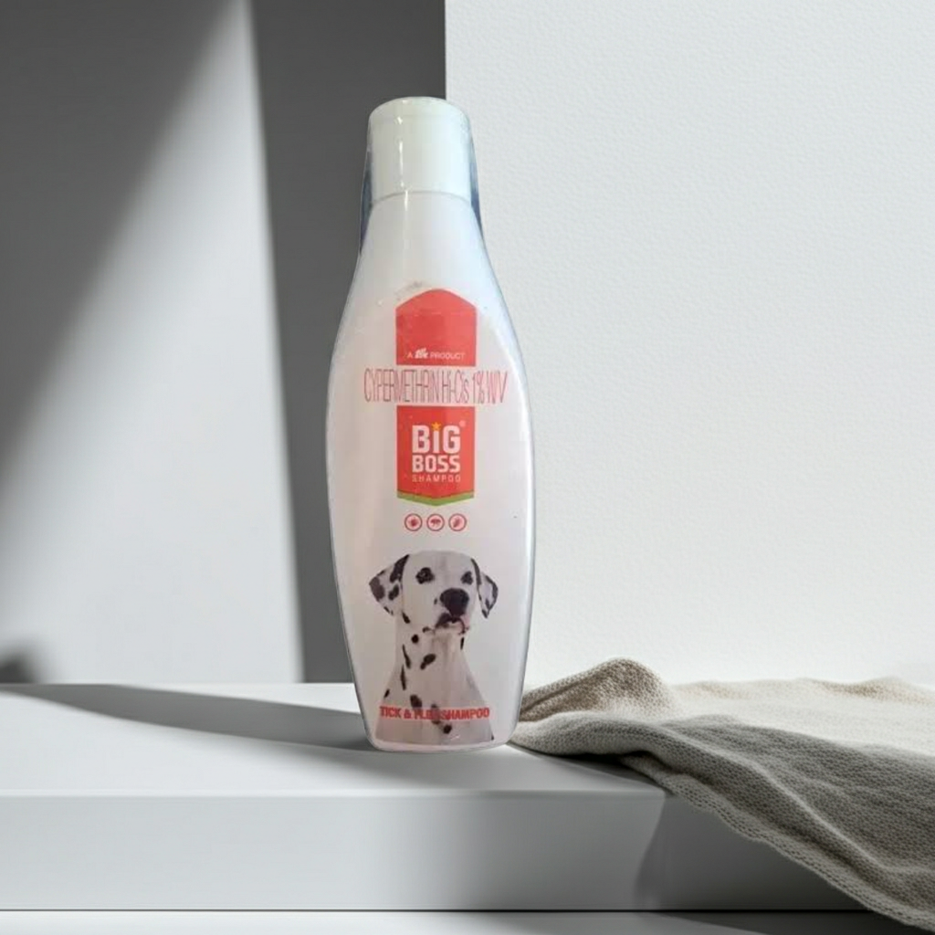 TTK Big Boss Dog Shampoo â€“ Anti-Tick & Flea Formula, Coat Brightening, Gentle Skin Care for All Breeds