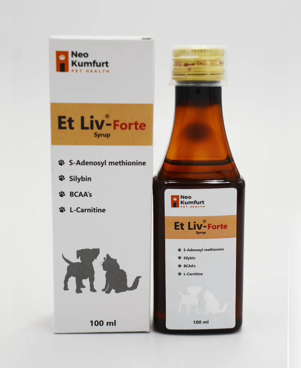 Neo Kumfurt Et-Liv Forte 100 ml â€“ Veterinary Liver Tonic for Cattle, Buffalo, Sheep, Goats & Pets | Boosts Appetite, Digestion & Liver Health