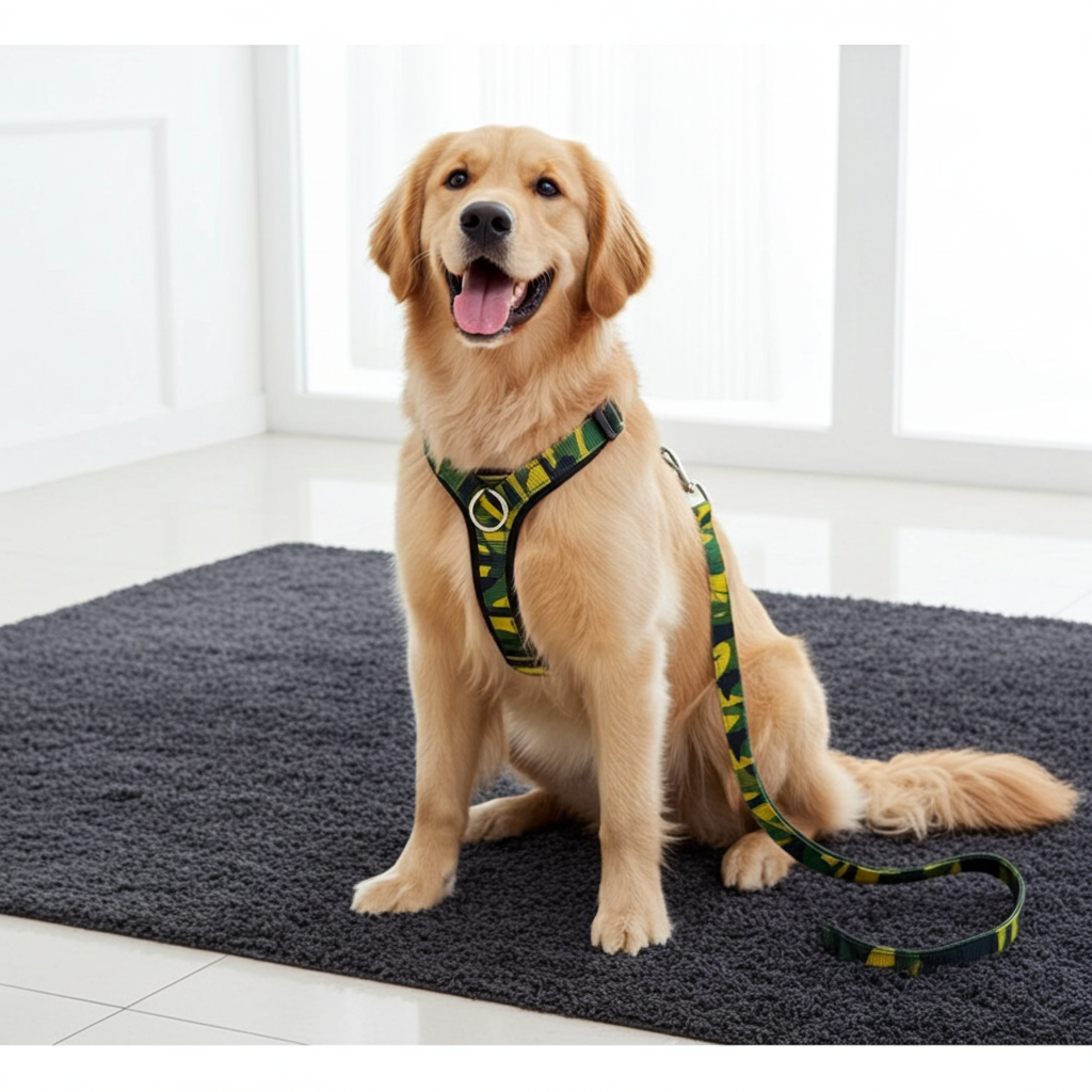 Paws & Tailsâ„¢ 20MM-Leash & Harness-Poly Print Padded