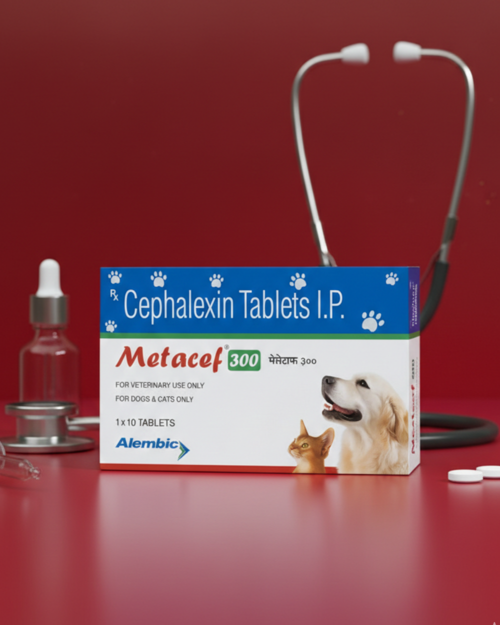 Allembic Metacef Tablet Pack of 10 Tablets â€“ Cefpodoxime Proxetil Antibiotic for Bacterial Infections