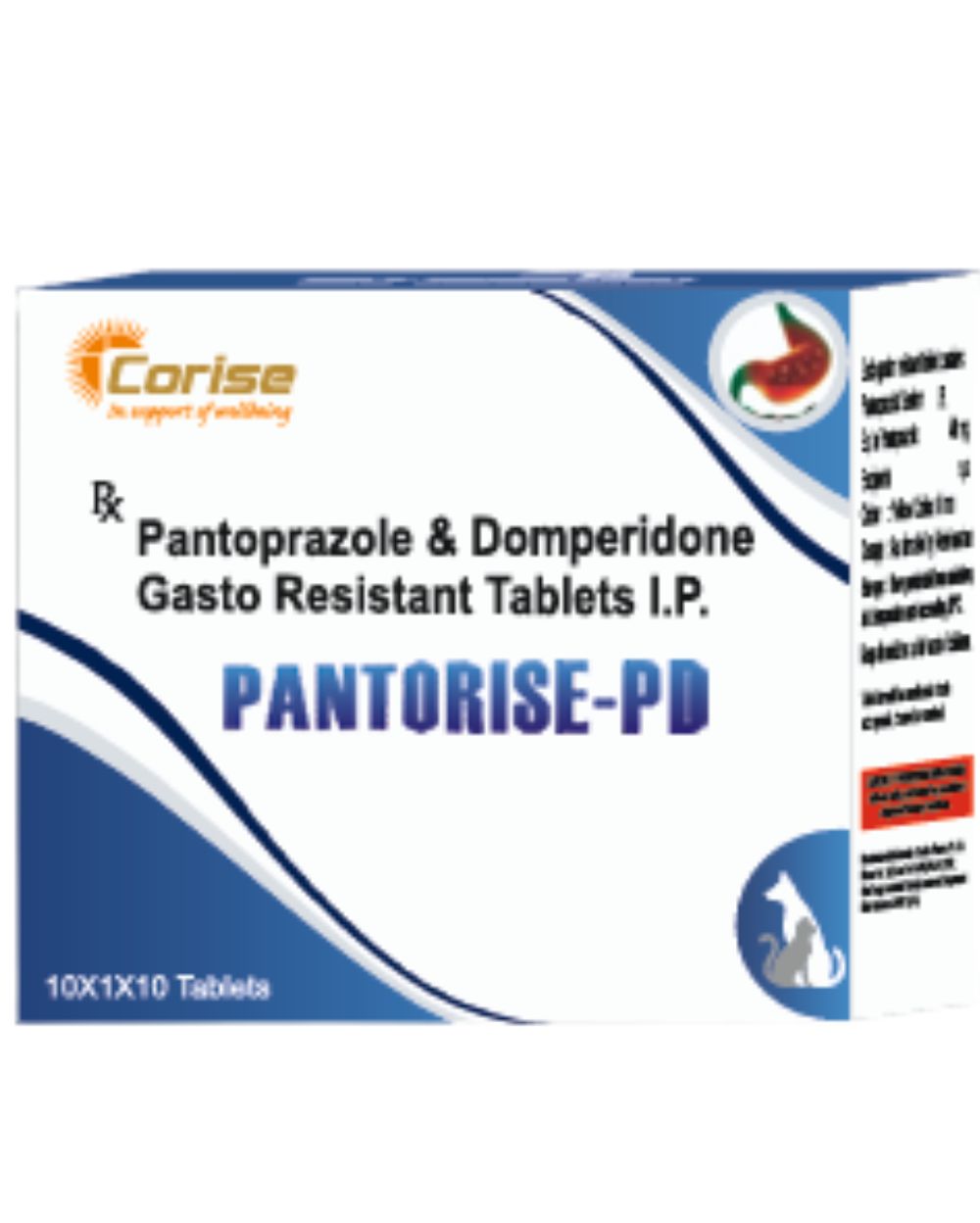 Corise Pantorise  10's Tablet â€“ Advanced Digestive & Stomach Acid Relief Capsules