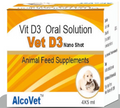 Alcovet Vet D3 Nanoshot 5ml Vitamin Supplement for Dogs & Cats