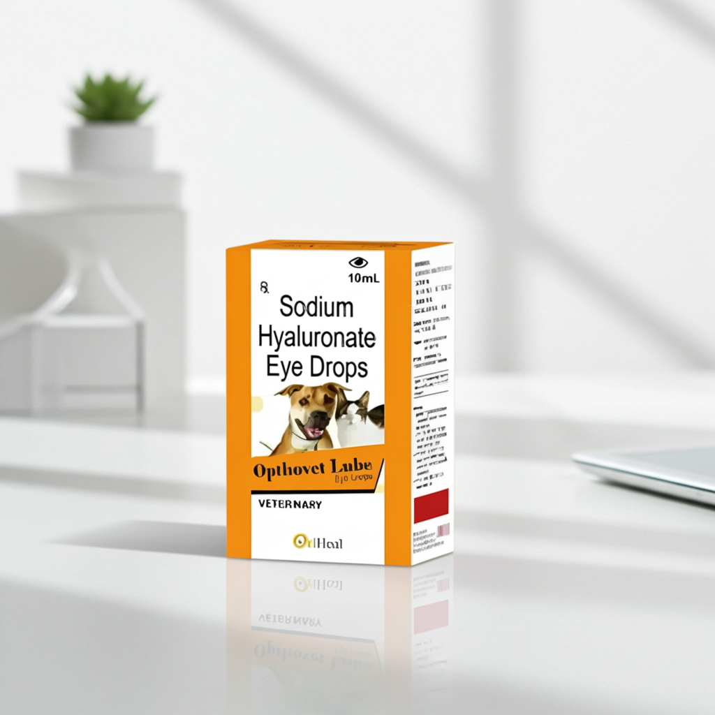 Oriheal Opthovet Lube Eye Drops for Dogs & Cats | Pet Eye Moisturizing & Comfort Care Solution