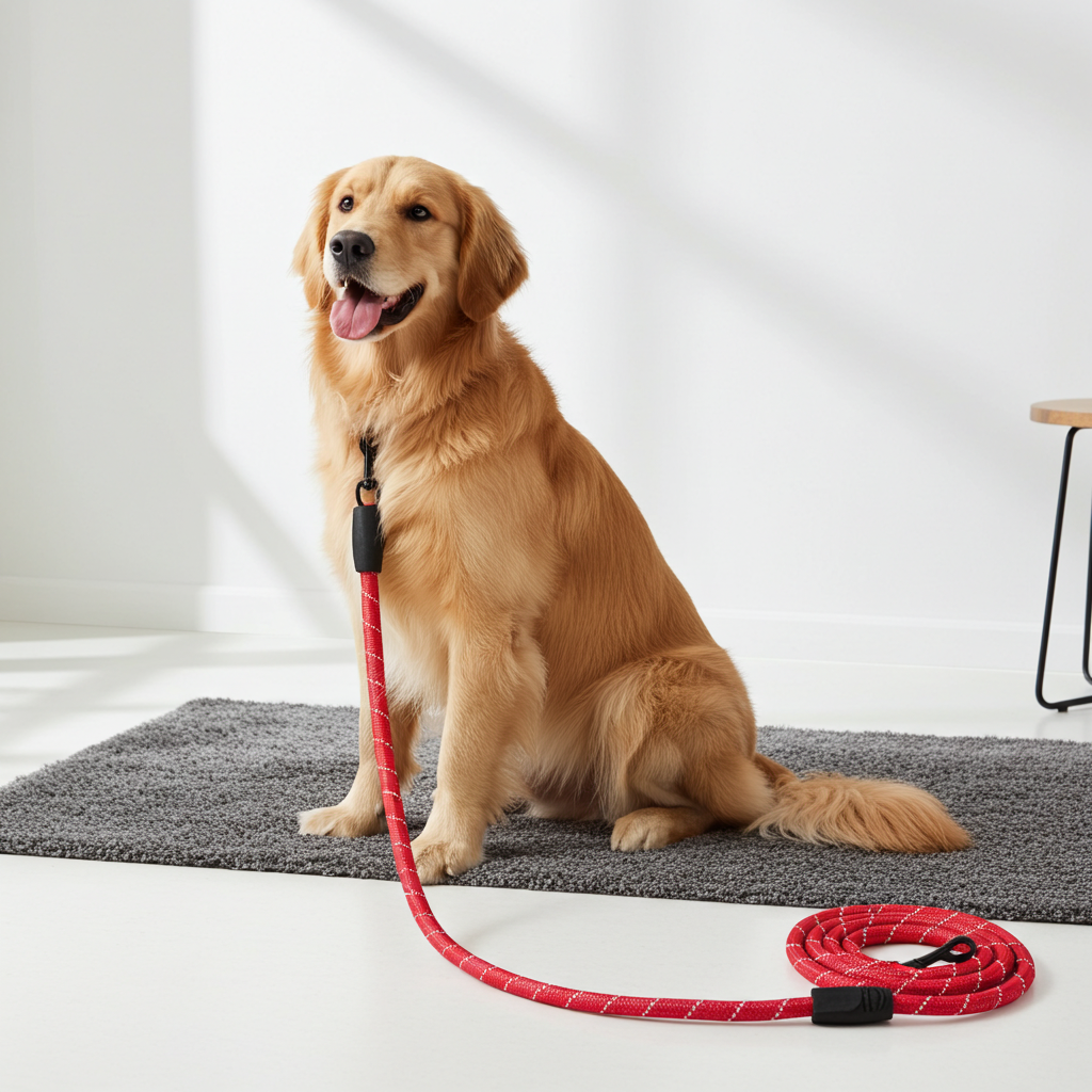 PAWS & Tailsâ„¢ Premium Large Nylon Rope Dog Collar â€“ Strong & Durable Design