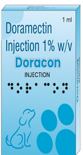 Canicon Doracon Injection â€“ Doramectin 1% w/v Broad-Spectrum Dewormer (1 ml)