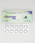 Sihil Metropet Tablet 10â€™s â€“ Metronidazole Veterinary Tablets for Dogs & Cats | Anti-Diarrheal, Anti-Protozoal & Gut Infection Treatment
