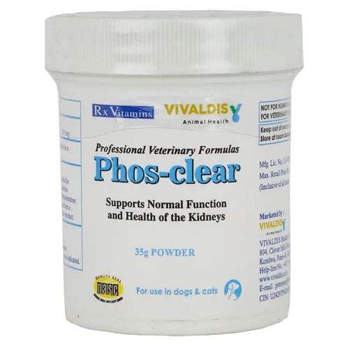 Vivaldis Phos Clear Powder for Dogs & Cats - 35g