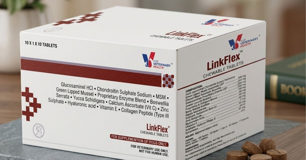 Drools LinkFlex Tablet for Dogs â€“ Joint Support, Pain Relief & Mobility Enhancement