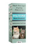 Sihil Felitone Nano Emulsion for Cats & Kittens 30ml â€“ Micronutrient Oral Drops for Brain, Vision, Coat & Overall Development
