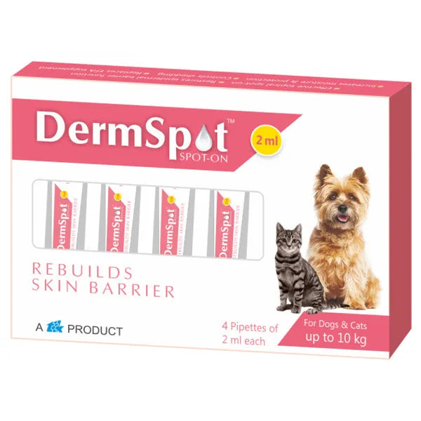 TTK DermSpot Spot-On for Dogs & Cats â€“ Skin Barrier Repair, Rebuilding & Protection Treatment
