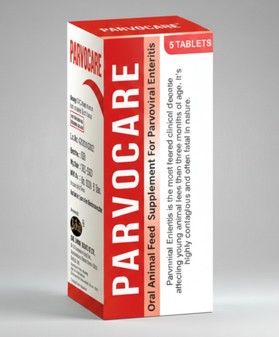 Sihil Parvocare Tablets for Dogs â€“ Immune Support for Canine Parvovirus (Pack of 5 Enteric-Coated Tablets)