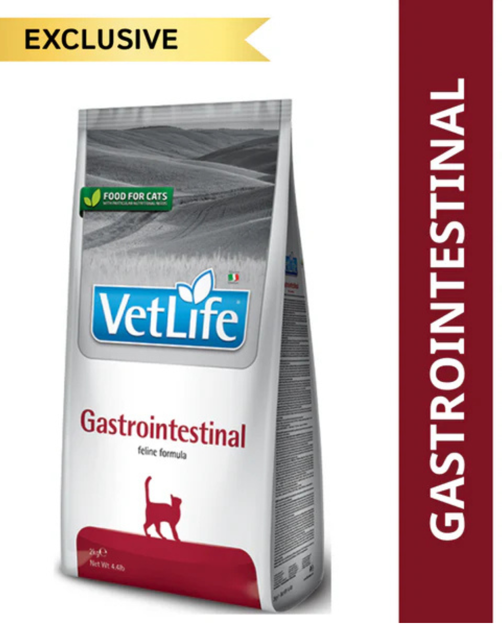 Farmina Vet Life Gastrointestinal Feline Formula Dry Cat Food â€“ Digestive Care, Veterinary Prescription Diet 2kg
