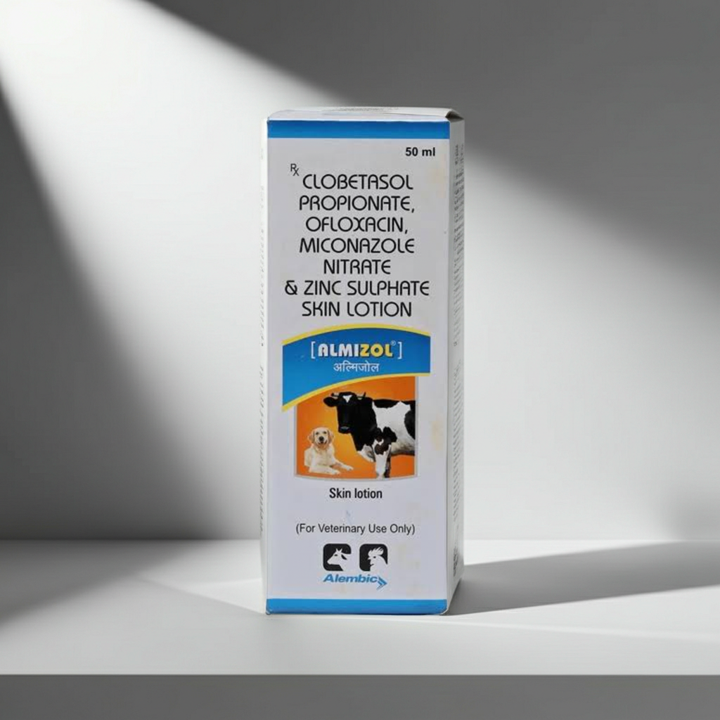 Alembic Almizol Skin Lotion - Medicated Topical for Dogs & Cats